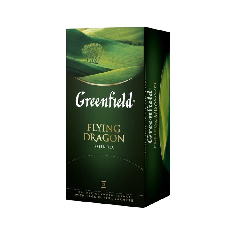 Чай зеленый Greenfield Flying Dragon (25 пакетиков в упаковке)