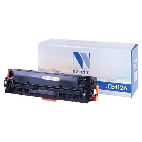 превью Картридж лазерный NV PRINT (NV-CE412A) для HP LJ M351a/375nw/451dn/475dn, желтый, ресурс 2600 страниц