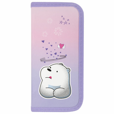 Пенал ПИФАГОР1 отделениеламинированный картон19×9 см«White bear»271098