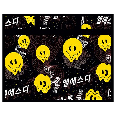Папка с ручками А4 ArtSpace «Smile», пластик, на молнии, 75мм