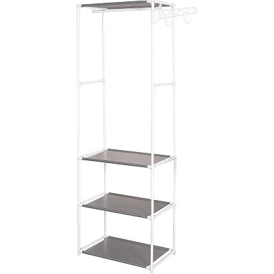 Вешалка LS_гардеробная напольная Helex Home W-04-1, белая