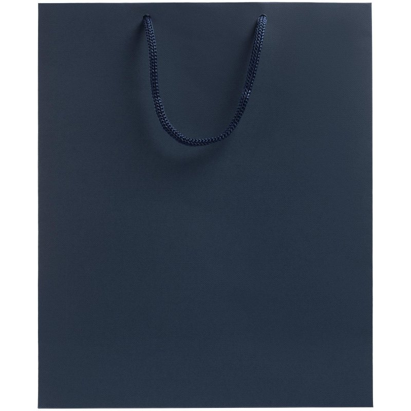 Пакет подарочный бумажный Wide (28×23×9.2 см, синий)