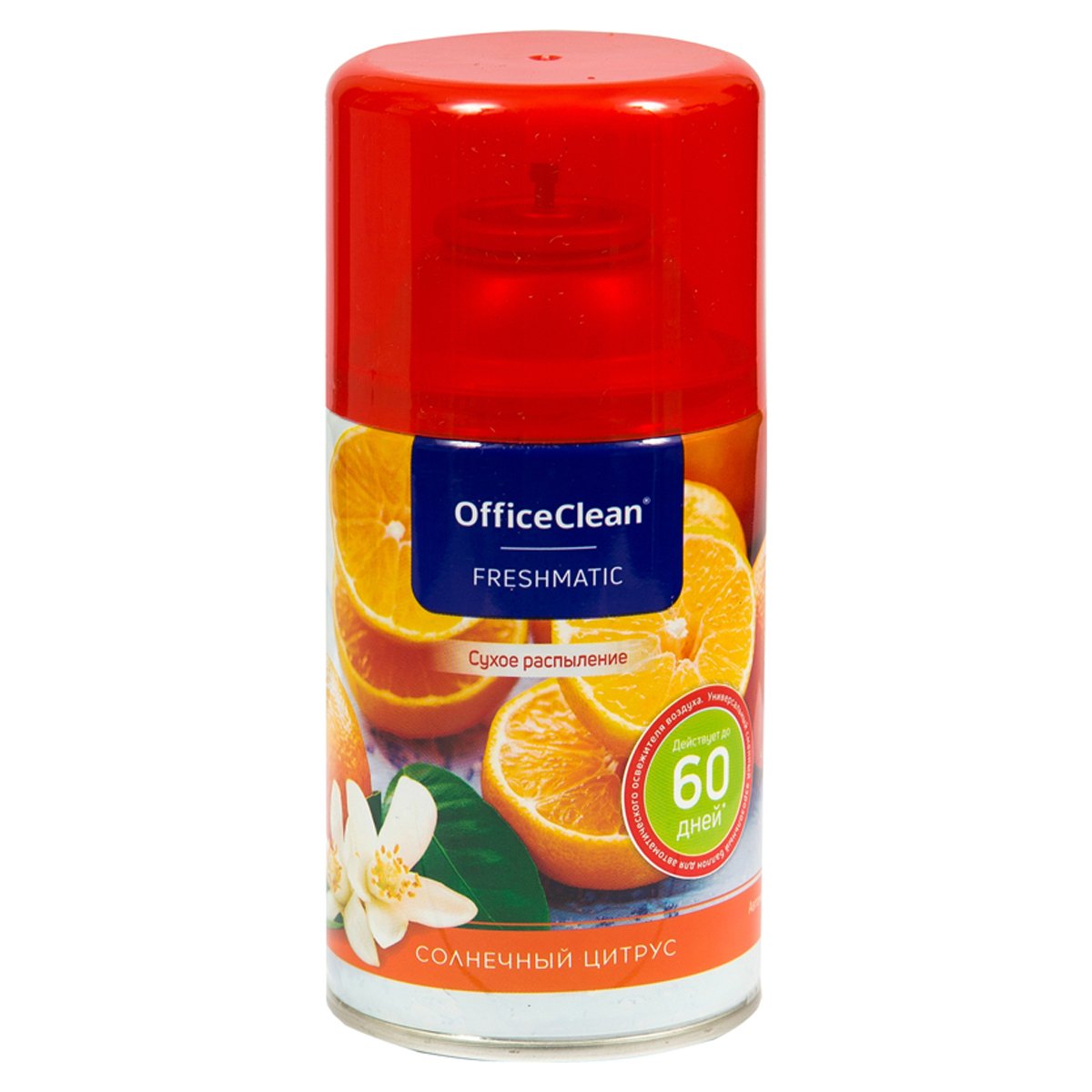 превью Сменный баллон для освежителя воздуха OfficeClean «Солнечный цитрус», сухое распыление, 250мл