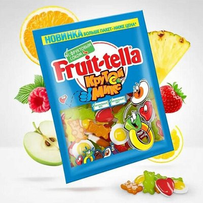 Мармелад жевательный FRUITTELLA «Крутой Микс»850 гш/к 15837