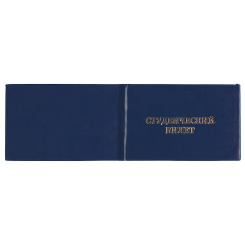 Бланк документа «Студенческий билет для среднего профессионального образования», 65×98 мм