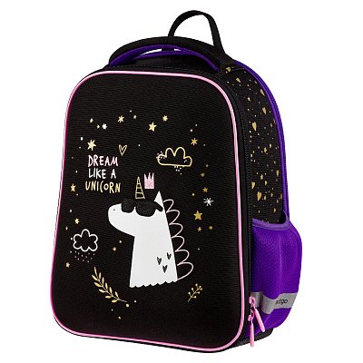Ранец Berlingo Expert Mini «Dream Like A Unicorn» 36×27×14см, 2 отделения, 2 кармана, анатомическая спинка