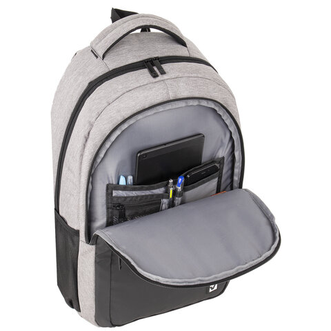 Рюкзак BRAUBERG URBAN универсальныйс отд. для ноутбукаUSB-портDetroitсер46×30х16 см,229894