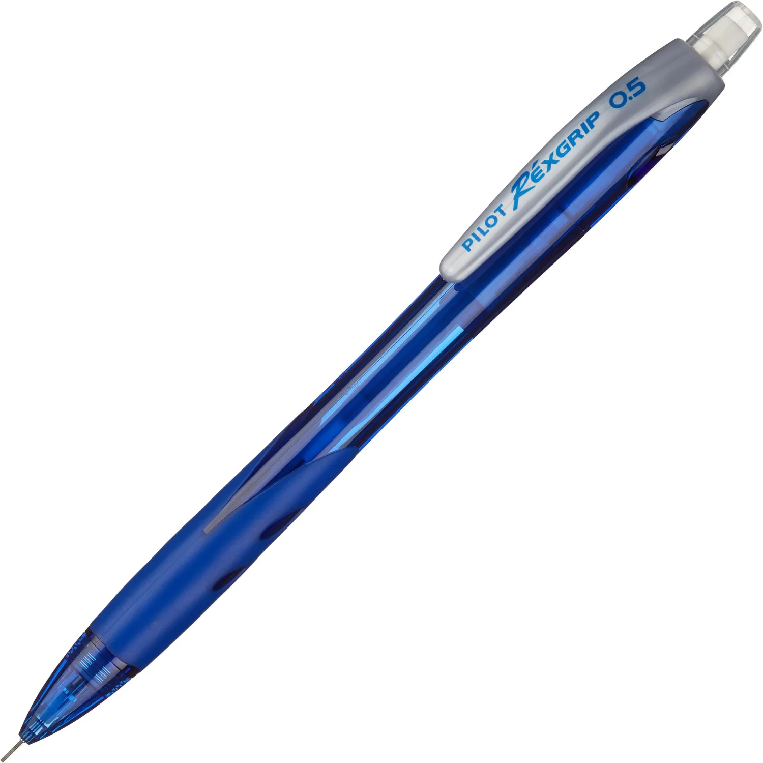 Карандаш механический синий Pilot H-105 Rex Grip 0.5 мм с ластиком