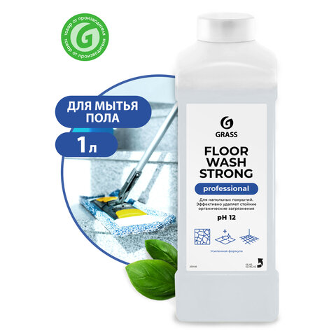 Профессиональное средство для мытья пола Grass Floor Wash Strong 1 л (артикул производителя 250100)