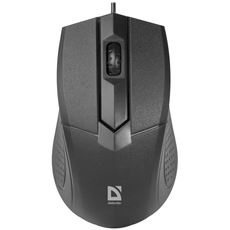 Мышь проводная DEFENDER Optimum MB-270, USB, 2 кнопки + 1 колесо-кнопка, оптическая, черная