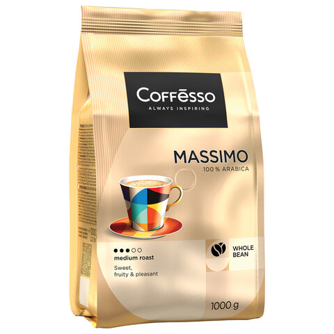 Кофе в зернах COFFESSO «Massimo» 100% арабика, 1 кг