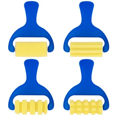 Валики для рисования художественные, набор 4 штуки, BRAUBERG ART DEBUT