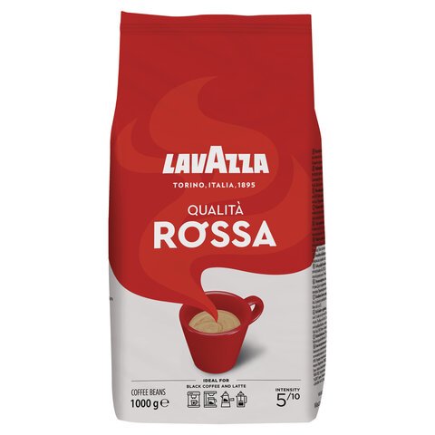 Кофе в зернах LAVAZZA «Rossa», 1000 г, вакуумная упаковка