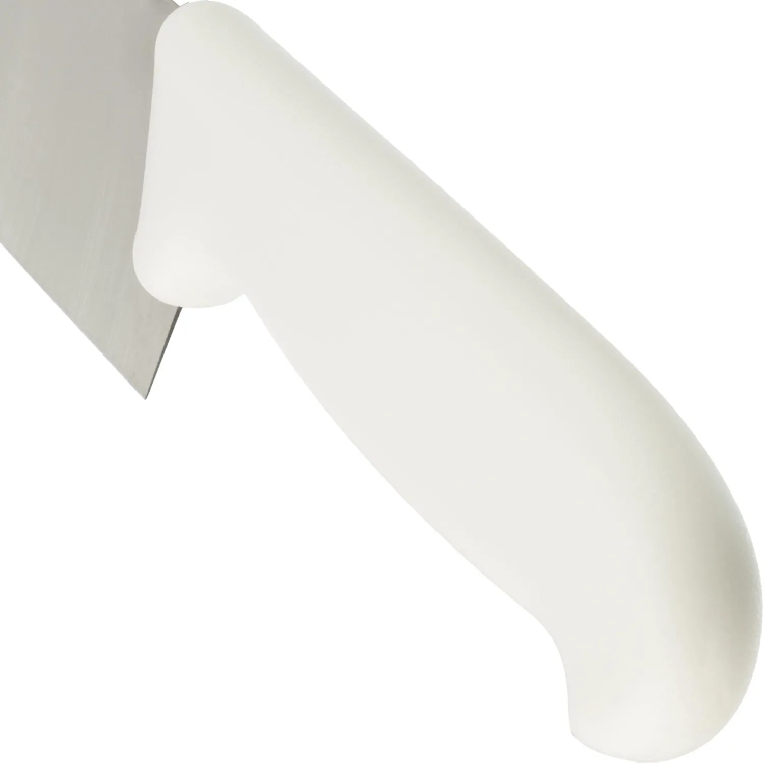 Нож поварской лез 300 мм толщ 2 мм 3Cr13 белая пластиковая ручка