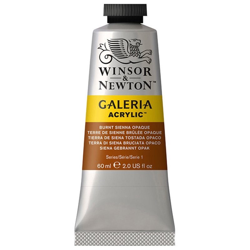 превью Краски акриловые Winsor&Newton «Galeria», 60 мл, туба, жженая сиена непрозрачная