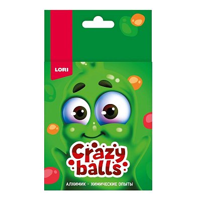 Набор химических опытов Crazy Balls Оранж, зелен и сирен шарики, Оп-102