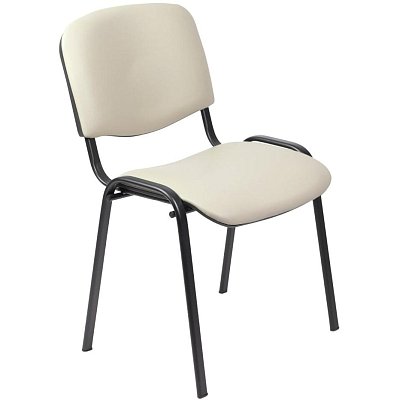 Стул UA_EChair ISO WIN(ИЗО) черный, к/з бежевый V-18