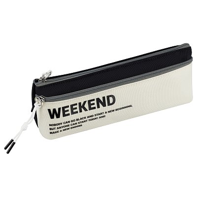 Пенал мягкий 210×90×40 MESHU «Weekend», 2 отделения, полиэстер