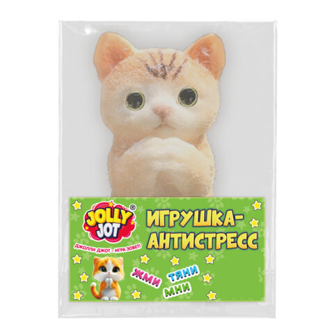 Игрушка-антистресс МЕГА СКВИШ «Супер котик», 20 см, JOLLY JOT (ДЖОЛЛИ ДЖОТ)