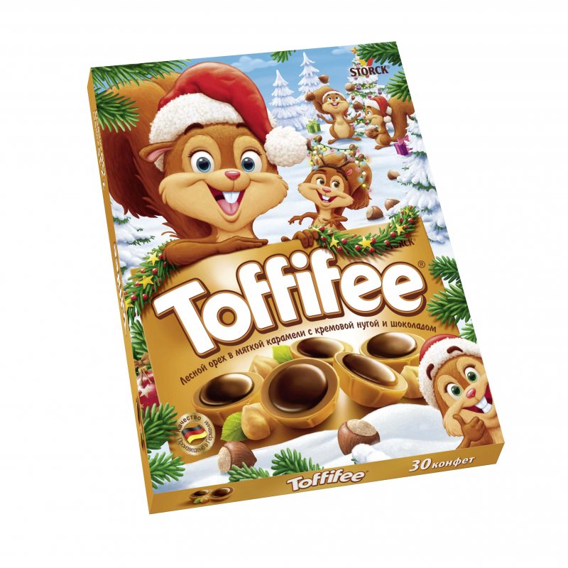 Конфеты Toffifee Санта/Семья белок 250 г арт. 1190901 - купить в Москве ...