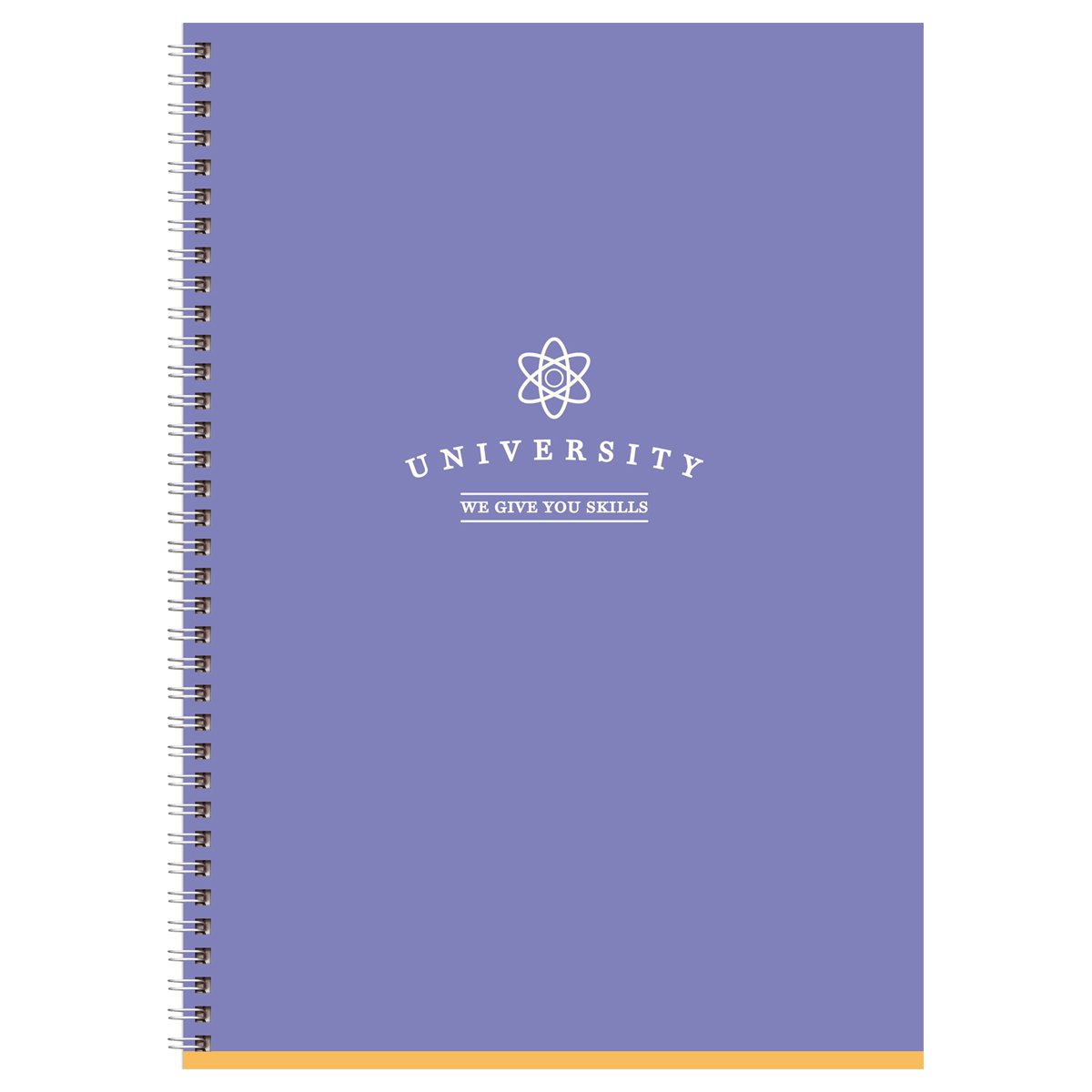 Тетрадь 80л., А4, клетка, на гребне BG «Academy», soft-touch ламинация