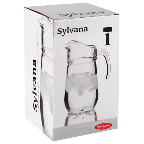 Кувшин, объем 1350 мл, фактурное стекло, «Sylvana» (Сильвана), PASABAHCE