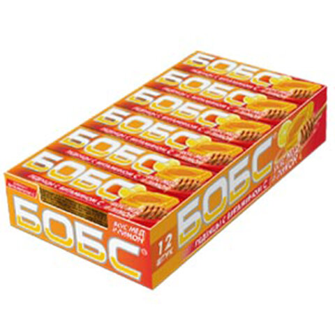 Леденцы БОБС со вкусом меда и лимона, с витамином C, 35 г, для детского питания