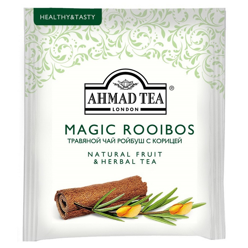 Чай Ahmad Tea Magic Rooibos травяной с корицей 20 пакетиков