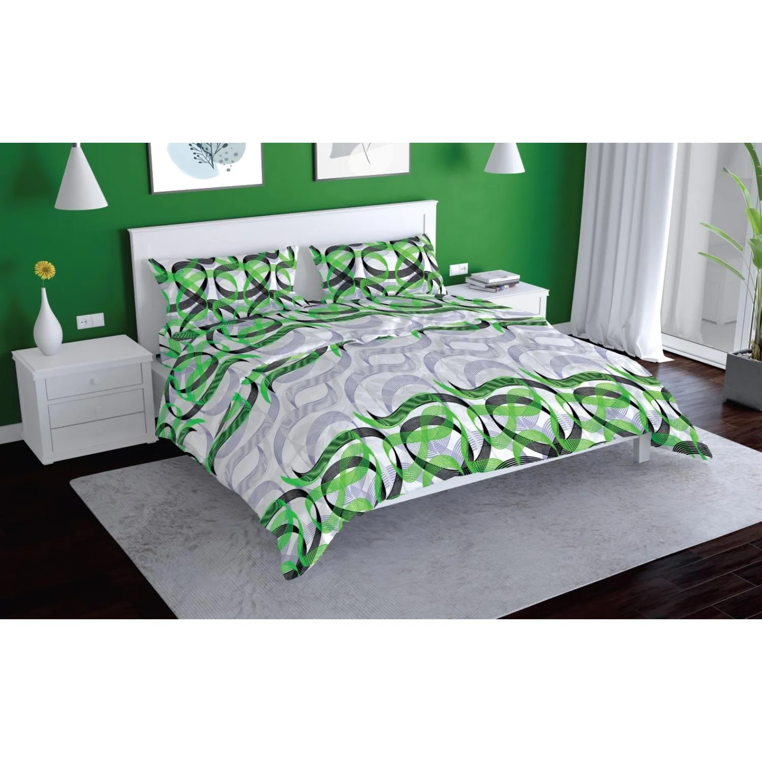 превью Постельное белье 2сп, Canto, набивн. бязь 120г/м2 (нав.70×70-2шт),28022-1