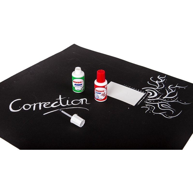 Корректирующая жидкость (штрих) Kores Aqua водная 20 мл