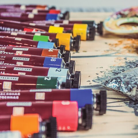 Краски масляные художественные BRAUBERG ART PREMIERE, 18 цветов по 22 мл, профессиональная серия, в тубах