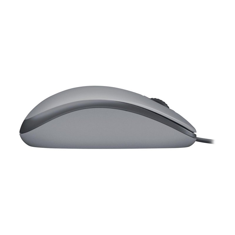 Мышь проводная LOGITECH M110, USB, 2 кнопки+1 колесо-кнопка, оптическая, серая