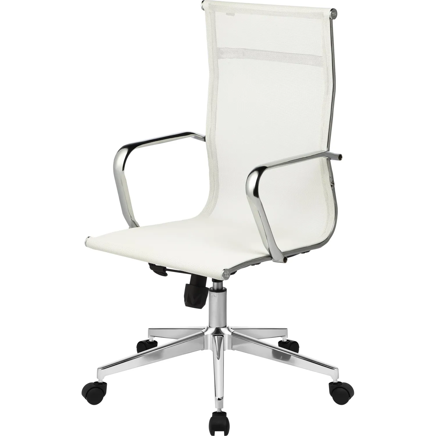 превью Кресло для руководителя Easy Chair 710 T белое (сетка, металл)