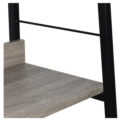 Стеллаж на металлокаркасе BRABIX «LOFT SH-002»600×350х845 ммцвет дуб антик641232