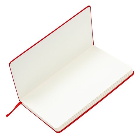 Блокнот А5 (130×210 мм), BRAUBERG ULTRA, балакрон, 80 г/м2, 96 л., клетка, красный