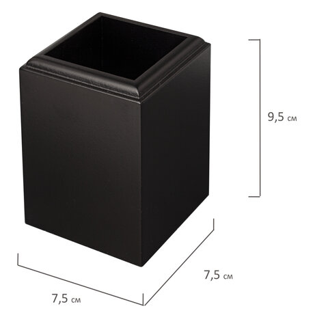 Набор настольный BESTAR «Ares» из дерева, 7 предметов, цвет «черное дерево»