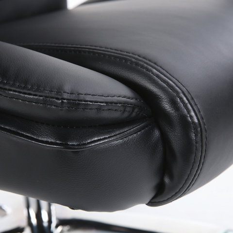 Кресло офисное BRABIX PREMIUM «Advance EX-575», хром, экокожа, черное