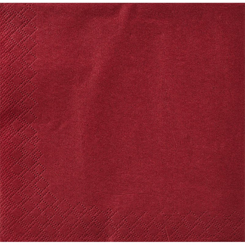 Салфетки Aster Creative (33х33см, бордо, 3-х слойные, 20 штук в ...