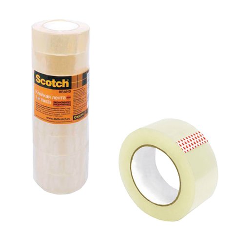 превью Клейкая лента 3M Scotch 508 (19ммх33м, прозрачная, 8 шт./уп)