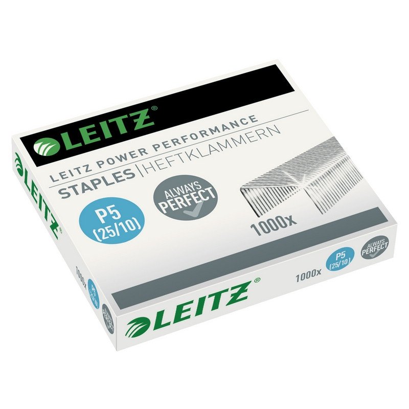превью Скобы для степлера N25/10 Leitz оцинкованные (1000 штук в упаковке)