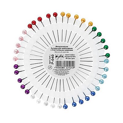 Набор булавок Blitz для закалывания Ромашка 40 штук