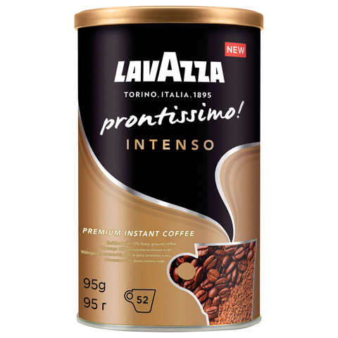 превью Кофе растворимый Lavazza Prontissimo Intenso 95 г (железная банка)