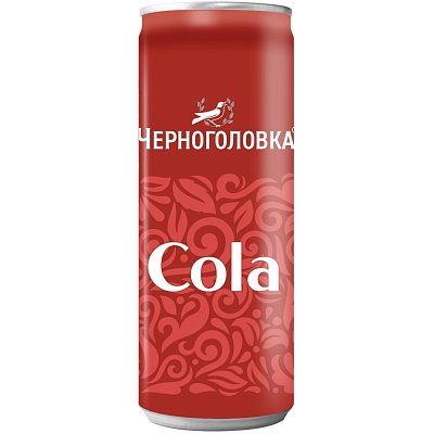 Лимонад Черноголовка Кола Ориджинал 0.33 л ж/б