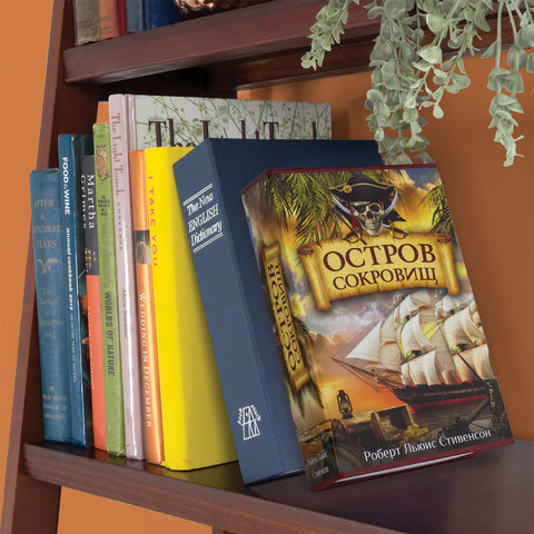Сейф-книга «Остров сокровищ», 55?115?180 мм, ключевой замок, BRAUBERG