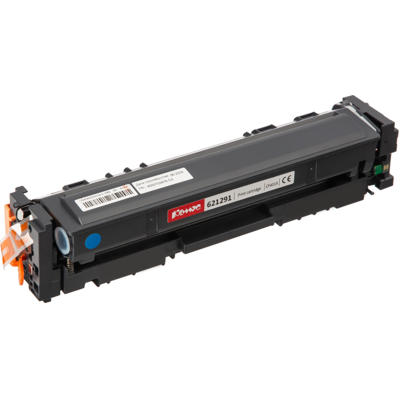 Картридж лазерный Комус CF401X гол. пов. емк. для HP LJ M252/M277