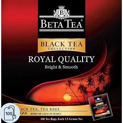 Чай Beta Tea Королевское качество черный 1.5гx100пак