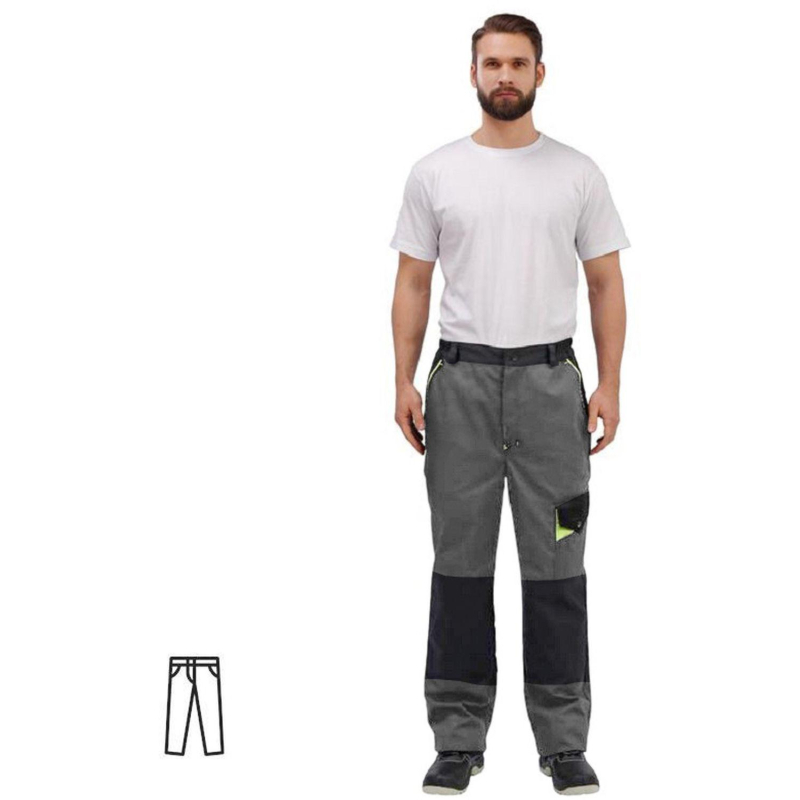 превью Брюки рабочие летние муж. л27-БР св-сер/сер 48-50/170-176