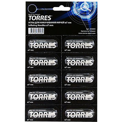 Игла для насоса TORRES,, SS5023, уп. 10 шт, диам. резьбы 7 мм, сталь