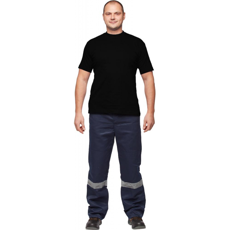 Футболка черная короткий рукав 100% хлопок XXXL (60-62)