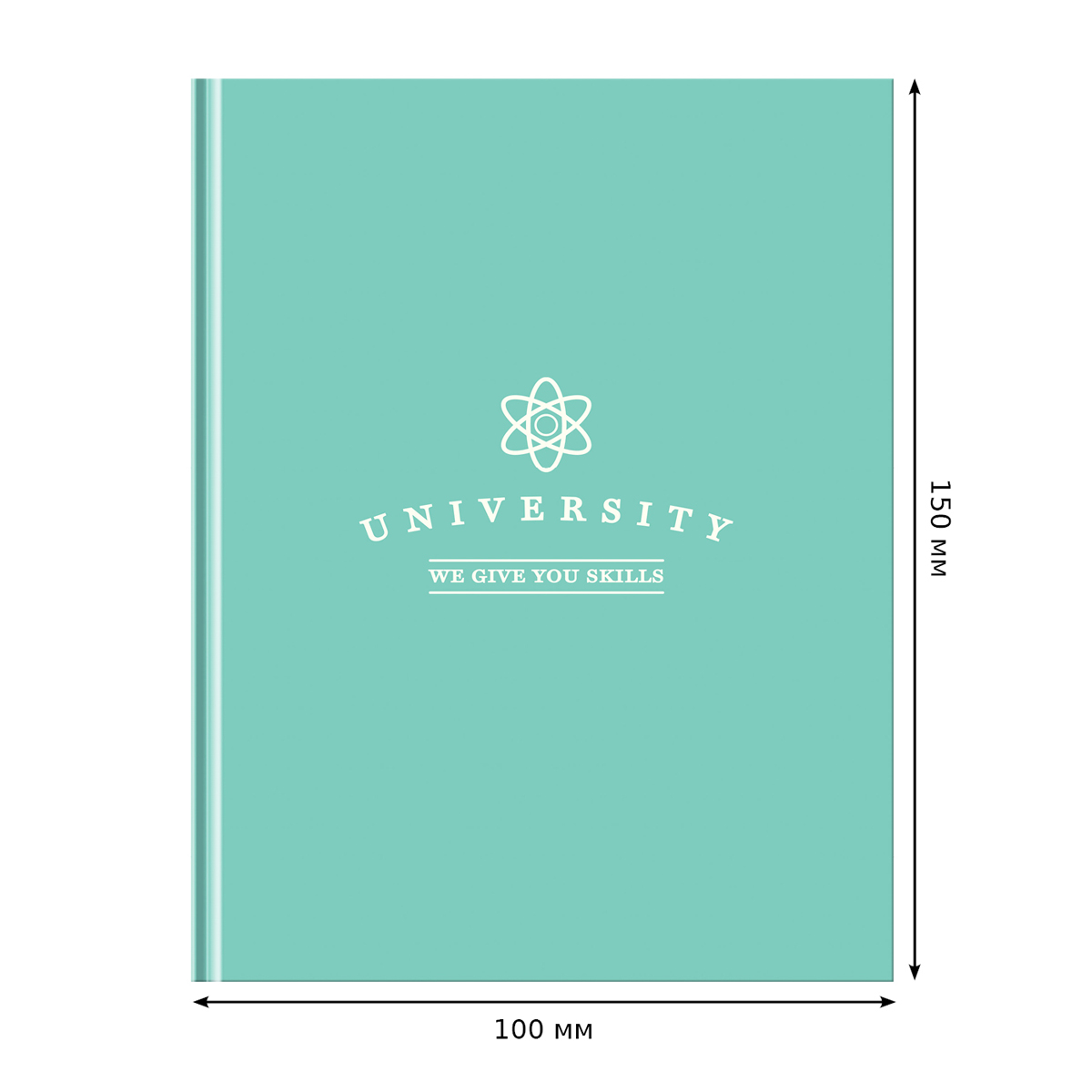 Записная книжка А5 64л. BG «University», soft-touch ламинация, блок-еженедельник